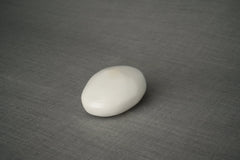 Urne funéraire artisanale « Pierre » - Petite | Blanche | Céramique