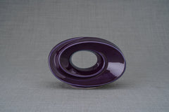 Handmade Cremation Keepsake Urn "The Passage" - Small | Violet | Ceramic