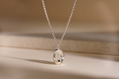 Pulvis Art Urns Memorial Cremation Necklace – The Passage | Silver | Handmade Cremation Jewelry