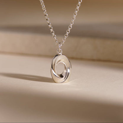 Pulvis Art Urns Memorial Cremation Necklace – The Passage | Silver | Handmade Cremation Jewelry