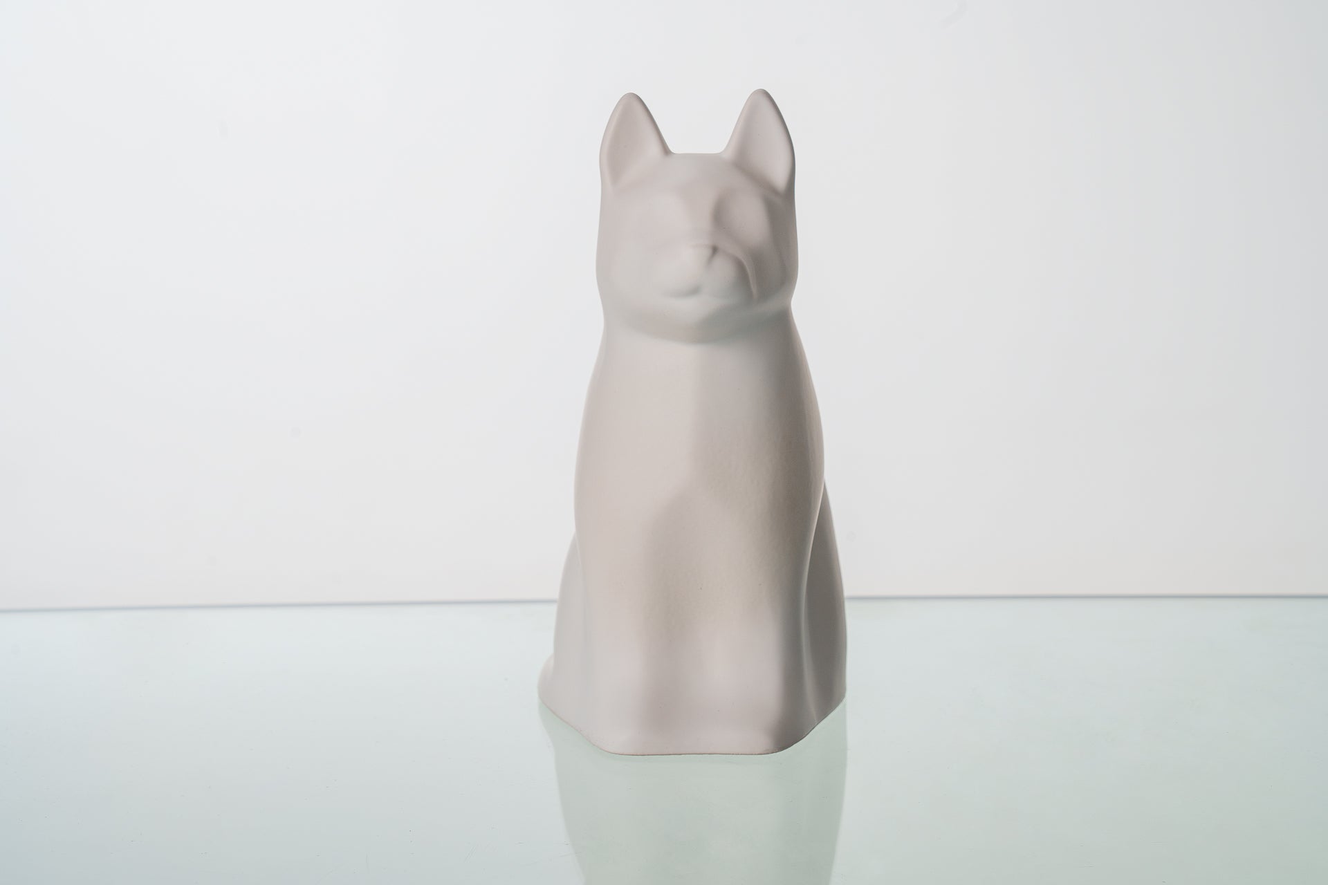 Pulvis Art Urns Pet Urn "Barkley" Pet Urn for Dog - White Matte | Ceramic | Handmade
