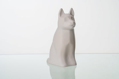 Pulvis Art Urns Pet Urn "Barkley" Pet Urn for Dog - White Matte | Ceramic | Handmade
