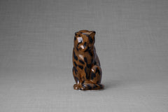 HydroGraphics Mini Pet Urn "Neko" | Spotted Dark | Ceramic