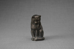 Mini Pet Urn for Ashes Neko - Dark Matte | Ceramic | Handmade